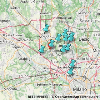 Mappa Via Rovigo, 21042 Caronno Pertusella VA, Italia (5.77917)