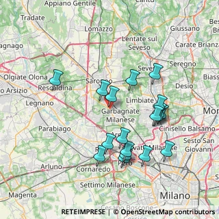 Mappa Via Rovigo, 21042 Caronno Pertusella VA, Italia (7.41222)