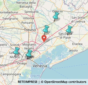 Mappa Via Don Eugenio Florian, 31056 Roncade TV, Italia (32.99167)