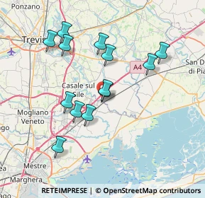 Mappa Via Don Eugenio Florian, 31056 Roncade TV, Italia (6.81385)