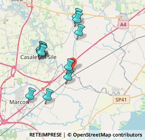 Mappa Via Don Eugenio Florian, 31056 Roncade TV, Italia (3.735)