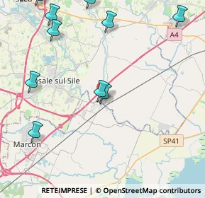 Mappa Via Don Eugenio Florian, 31056 Roncade TV, Italia (6.03333)