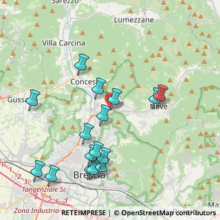 Mappa Via I Maggio, 25073 Bovezzo BS, Italia (4.36313)