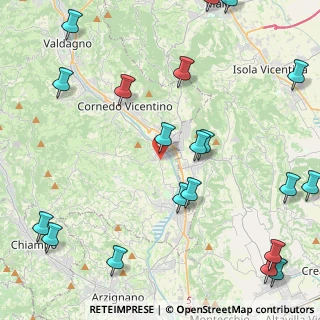 Mappa Via Antonio Morari, 36070 Brogliano VI, Italia (6.0475)