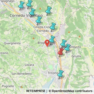 Mappa Via Antonio Morari, 36070 Brogliano VI, Italia (2.32091)