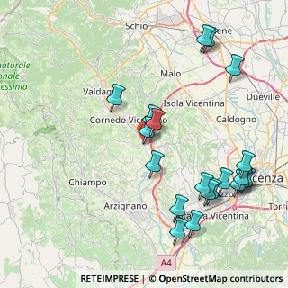 Mappa Via Antonio Morari, 36070 Brogliano VI, Italia (9.4985)