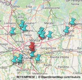 Mappa Via Martin Luther King, 20863 Concorezzo MB, Italia (15.33688)