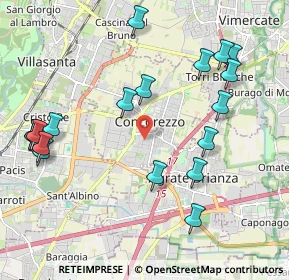 Mappa Via Martin Luther King, 20863 Concorezzo MB, Italia (2.404)