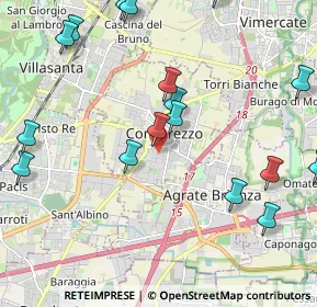 Mappa Via Don Antonio Girotti, 20863 Concorezzo MB, Italia (2.64111)