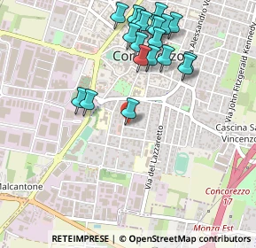 Mappa Via Don Antonio Girotti, 20863 Concorezzo MB, Italia (0.5365)