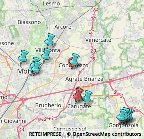 Mappa Via Don Antonio Girotti, 20863 Concorezzo MB, Italia (5.31125)