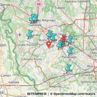 Mappa Via XXIV Maggio, 21052 Busto Arsizio VA, Italia (6.56545)