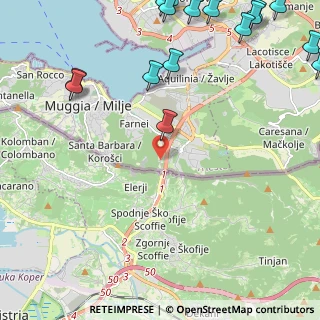 Mappa Località Rabuiese, 34015 Muggia TS, Italia (3.46063)