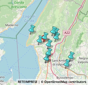 Mappa Via Primo Maggio, 37010 Costermano VR, Italia (5.465)