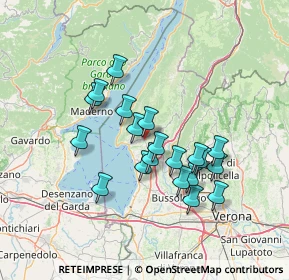 Mappa Via Primo Maggio, 37010 Costermano VR, Italia (11.9815)