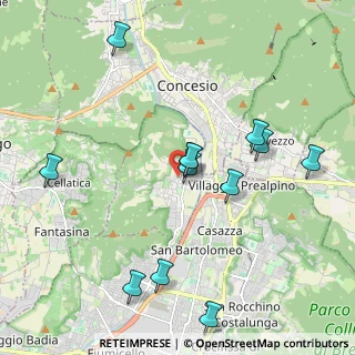 Mappa Via Caduti di Guerra, 25060 Collebeato BS, Italia (2.1125)