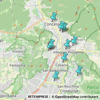 Mappa Via Caduti di Guerra, 25060 Collebeato BS, Italia (1.71091)