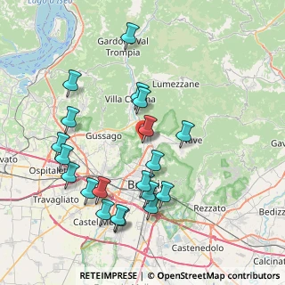Mappa Via Caduti di Guerra, 25060 Collebeato BS, Italia (8.295)