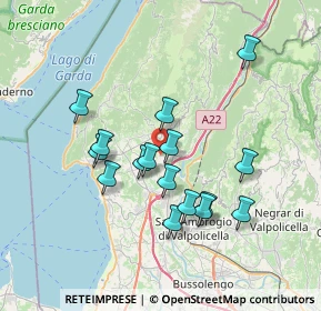 Mappa Via canova cristane, 37010 Rivoli Veronese VR, Italia (6.40063)