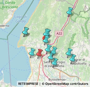 Mappa Via canova cristane, 37010 Rivoli Veronese VR, Italia (6.37714)