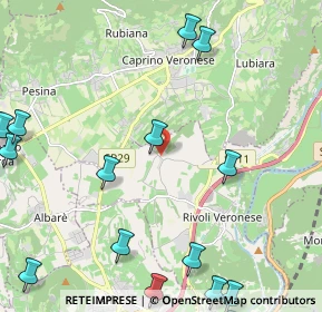 Mappa Via canova cristane, 37010 Rivoli Veronese VR, Italia (3.5135)