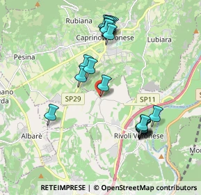 Mappa Via canova cristane, 37010 Rivoli Veronese VR, Italia (1.919)