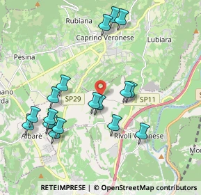 Mappa Via canova cristane, 37010 Rivoli Veronese VR, Italia (2.03235)