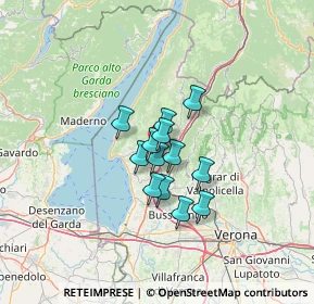 Mappa Via canova cristane, 37010 Rivoli Veronese VR, Italia (8.01846)