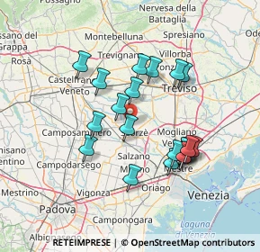 Mappa Via Canove, 30037 Scorzè VE, Italia (12.6535)