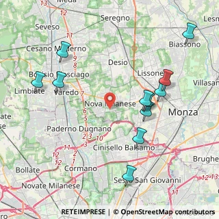 Mappa Via Giuseppe Verdi, 20834 Nova Milanese MB, Italia (4.52)