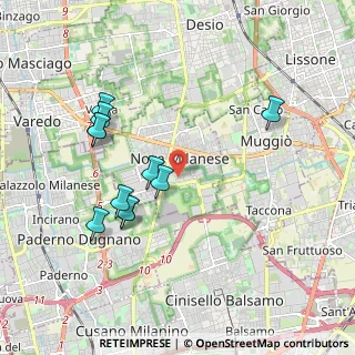 Mappa Via Giuseppe Verdi, 20834 Nova Milanese MB, Italia (1.89545)