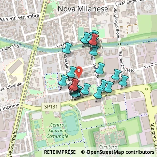 Mappa Via Giuseppe Verdi, 20834 Nova Milanese MB, Italia (0.172)