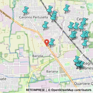 Mappa Via Beethoven Van L, 21042 Caronno Pertusella VA, Italia (1.4455)