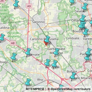Mappa Via Beethoven Van L, 21042 Caronno Pertusella VA, Italia (6.9145)