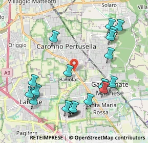 Mappa Via Beethoven Van L, 21042 Caronno Pertusella VA, Italia (2.274)