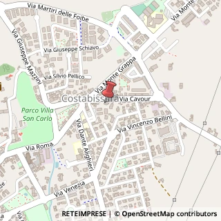 Mappa Via Cavour, 10, 36030 Costabissara, Vicenza (Veneto)