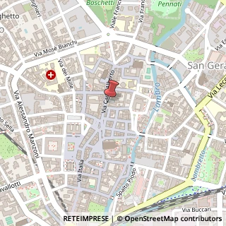 Mappa Via Carlo Alberto, 18, 20900 Monza, Monza e Brianza (Lombardia)