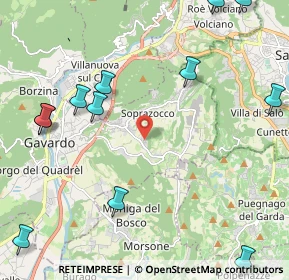 Mappa Via Piazze, 25085 Gavardo BS, Italia (2.92333)