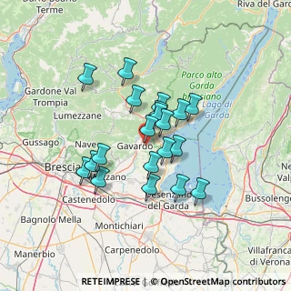 Mappa Via Piazze, 25085 Gavardo BS, Italia (10.6705)