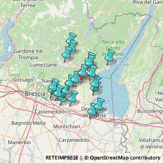 Mappa Via Piazze, 25085 Gavardo BS, Italia (9.9865)