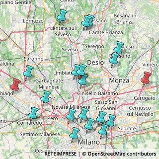 Mappa Via Giuseppe Mazzini, 20037 Paderno Dugnano MI, Italia (10.0035)