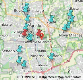 Mappa Via Giuseppe Mazzini, 20037 Paderno Dugnano MI, Italia (2.25118)