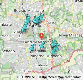 Mappa Via Giuseppe Mazzini, 20037 Paderno Dugnano MI, Italia (1.62615)