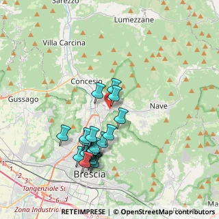 Mappa Via Leonardo Da Vinci, 25073 Bovezzo BS, Italia (3.696)