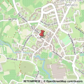 Mappa Via C. Cavour, 7, 25010 San Felice del Benaco, Brescia (Lombardia)
