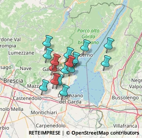 Mappa Via Fontana Vecchia, 25010 San Felice del Benaco BS, Italia (9.3575)