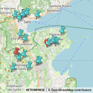 Mappa Via Fontana Vecchia, 25010 San Felice del Benaco BS, Italia (2.49211)