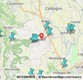 Mappa Via Bellini, 36030 Costabissara VI, Italia (2.25917)