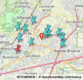 Mappa Via Privata F.lli Villa, 20863 Concorezzo MB, Italia (1.58167)