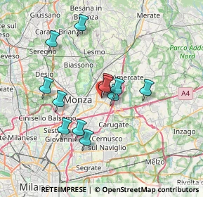 Mappa Via F.lli Villa, 20863 Concorezzo MB, Italia (6.0425)